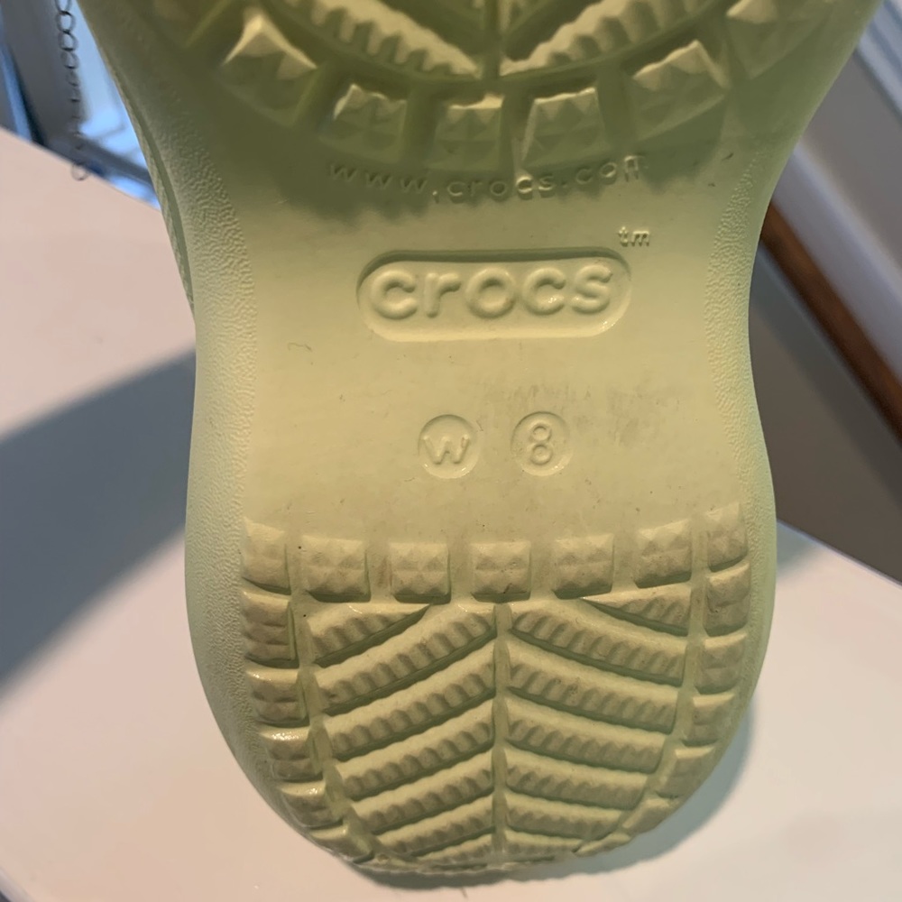 Green Platform Crocs - image 3